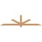 Ekena Millwork Kennewick Timber Gable Bracket, Western Red Cedar, 84"W x 21"H x 3 1/2"D x 3 1/2"F, 6/12 Pitch GBW084X21X0404KEN00SWR - alternate 1